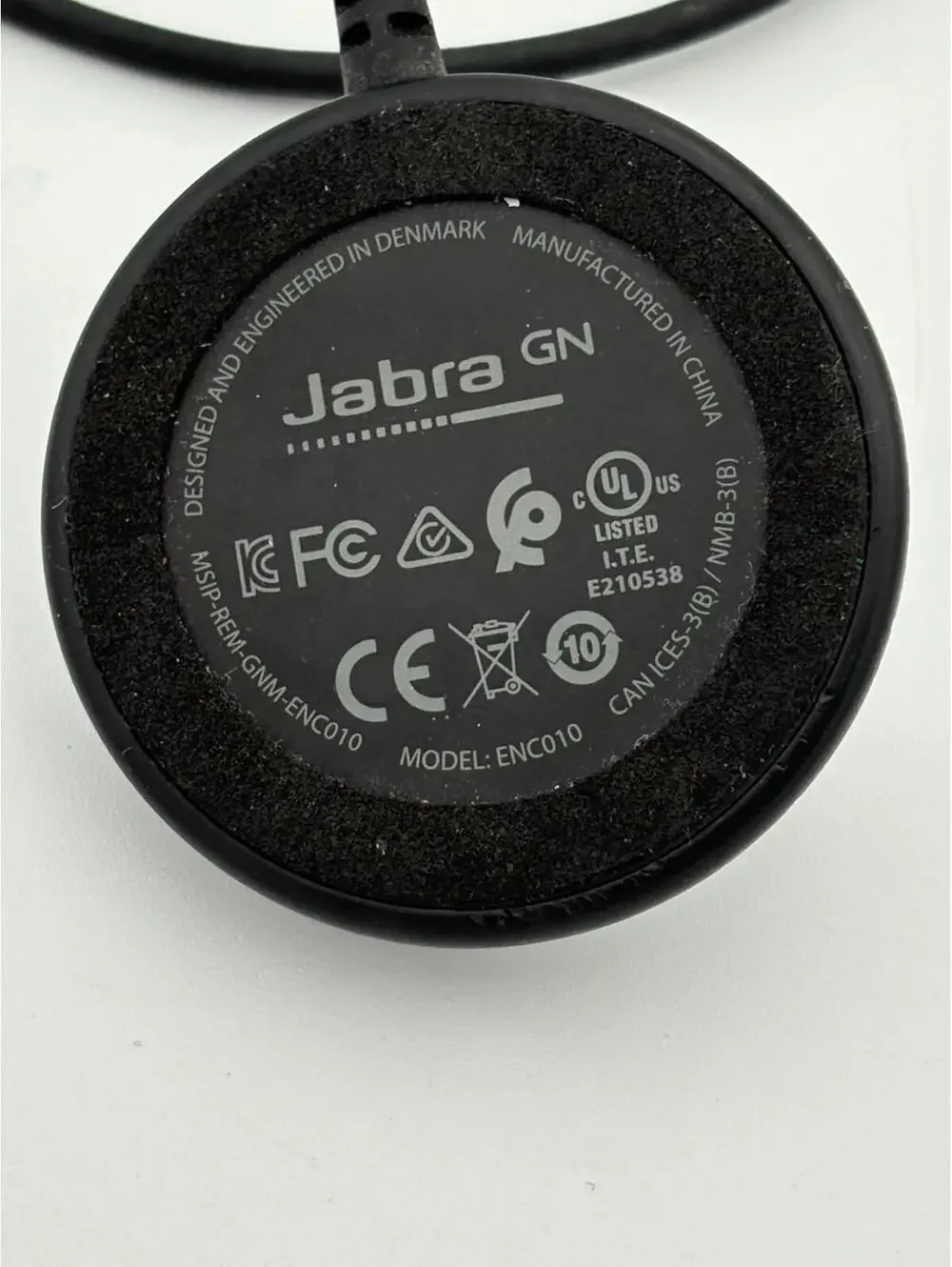 Jabra GN ENC010 Black USB Connector Standard Remote Control for Jabra Evolve 40
